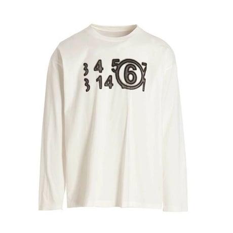 新品 mm6 maison margiela 2023 over size logo tops S