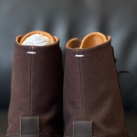 lmaison margiela leather boots 43