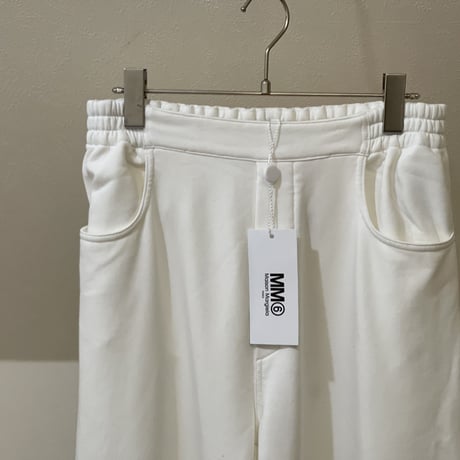 新品 mm6 maison margiela 2020aw eazy white pants S