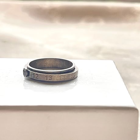 新品 maison margiela 2020aw "slim double" number ring 20号