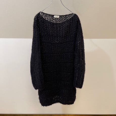 saintlaurent 2013aw over size mohair long knit