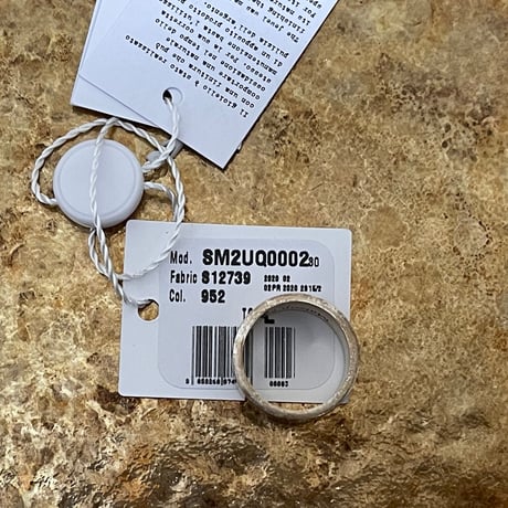 新品 maison margiela 2020aw reverse logo ring 23号