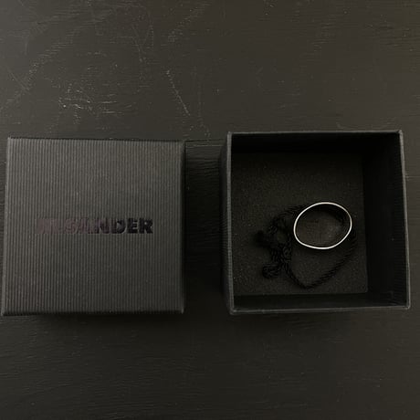 新品 jilsander 2019aw curve silver ring
