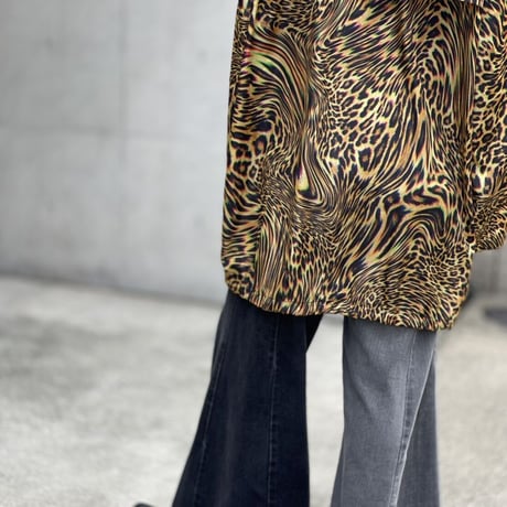 新品 maison margiela 2020aw leopard ove size coat