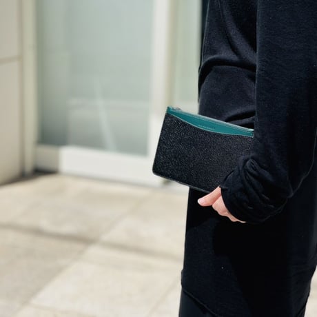 新品 burberry 2020ss leather clutch bag