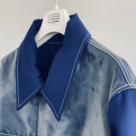 maison margiela  vinyl layered jacket