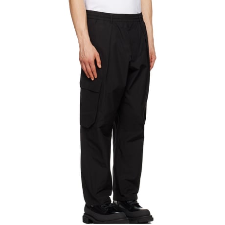 新品 lownn 2023ss  wide cargo pants black 52