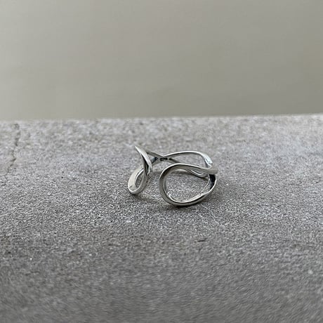 atelier sample silver925 ring"wave" 14号