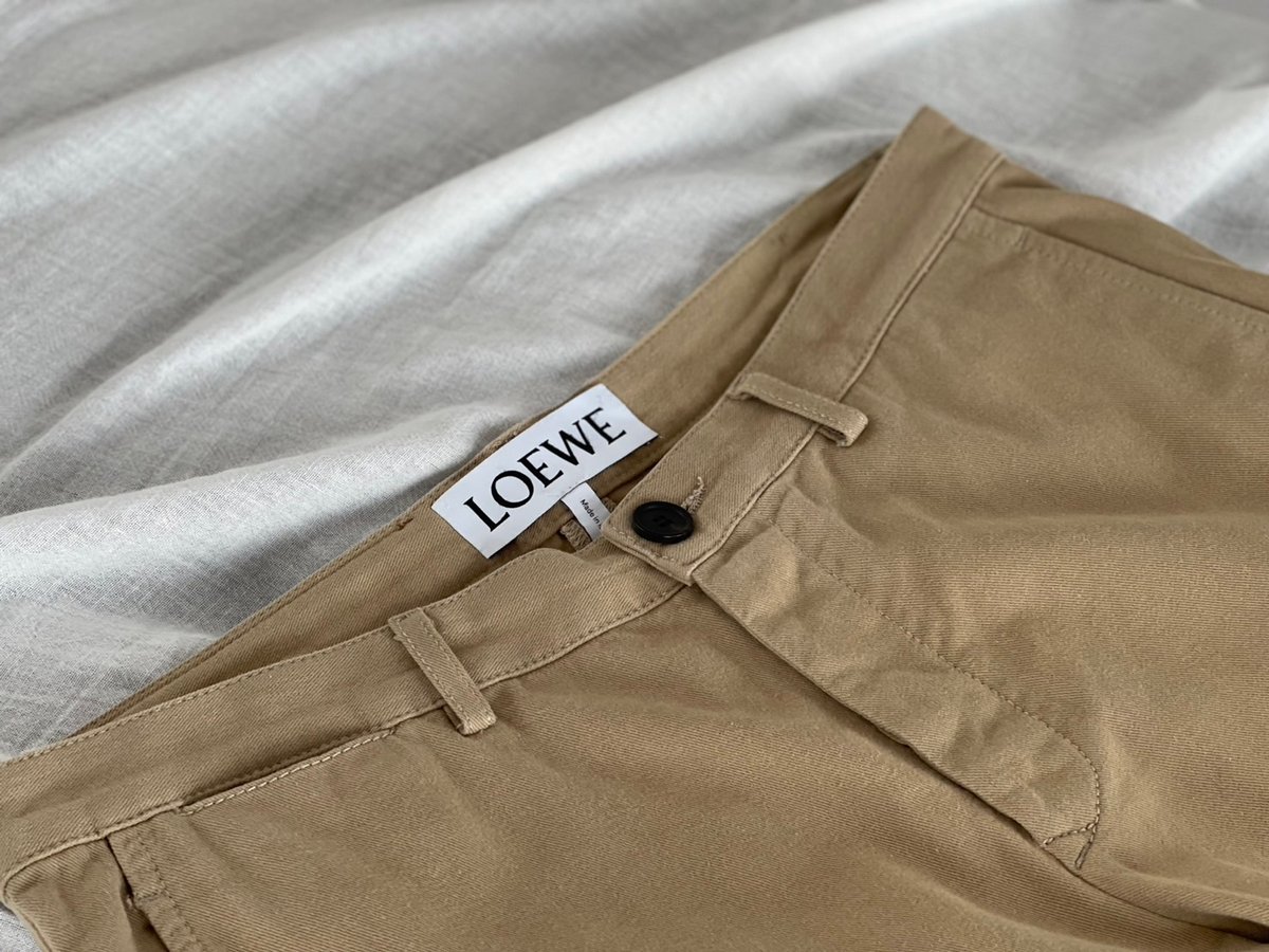 loewe 2022 ss fisherman pants | requality