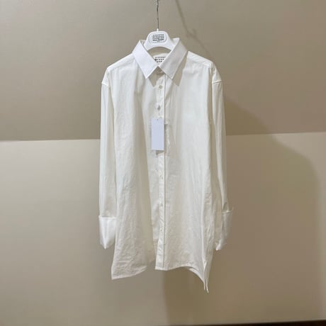 新品 maison margiela 2020aw no collar long shirt 41