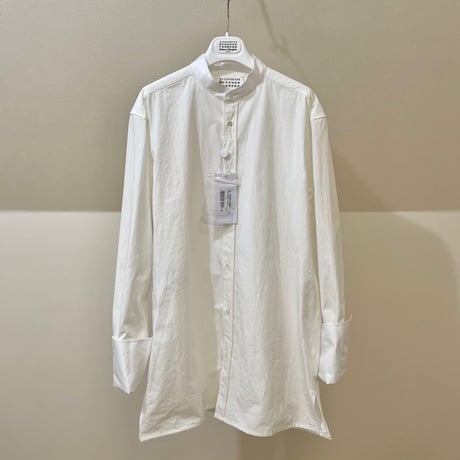 新品 maison margiela 2020aw no collar long shirt 41