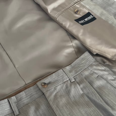 issey miyake mao color set up suit