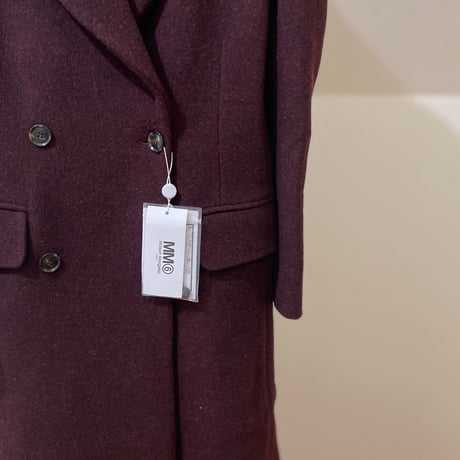 新品 mm6 maison margiela 2018aw double coat 38