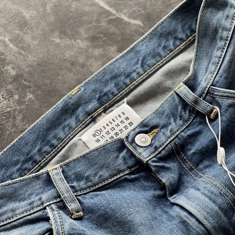 新品 maison margiela 2022ss boots cut denim pants
