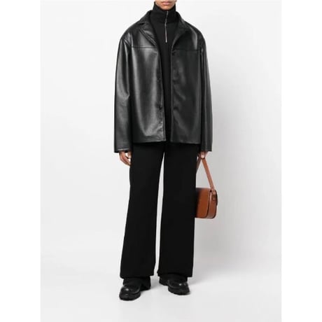 新品 jilsander+ harf zip knit tops black XL