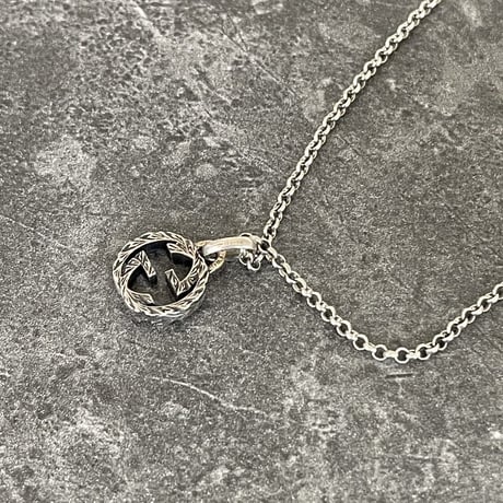 gucci interlocking G silver necklace