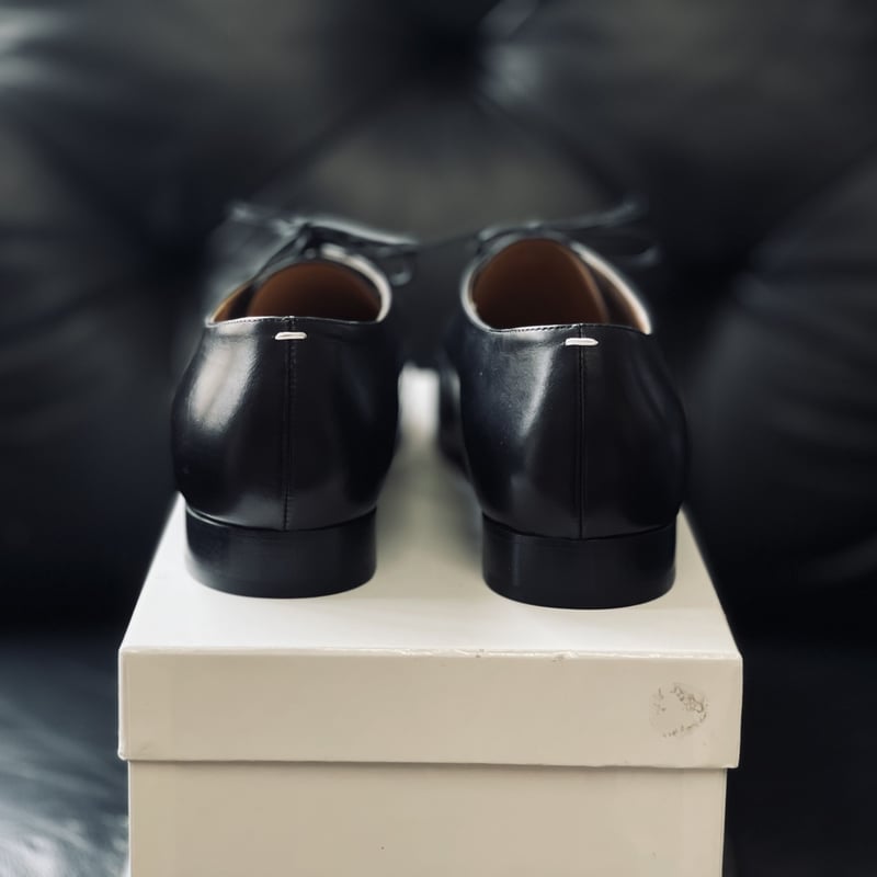新品 maison margiela 2021ss leather dress shose 4