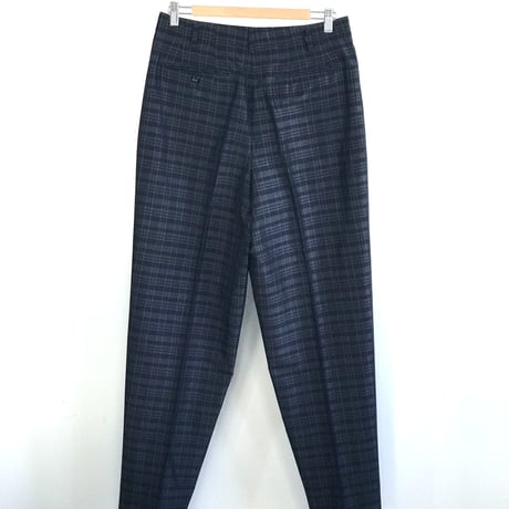 comme des garçons homme 1988ss check trousers