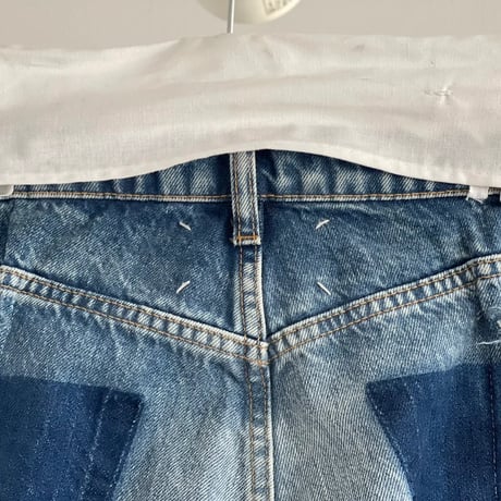 maison margiela "再構築" fade-out denim pants