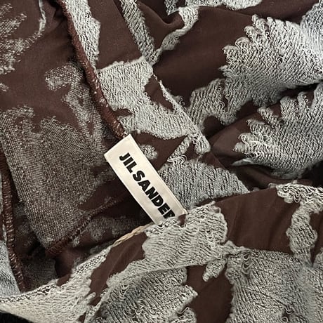 新品 jilsander 2020ss "総柄” eazy wide pants