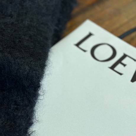 【最終価格】国内正規 loewe anagram mohair muffler