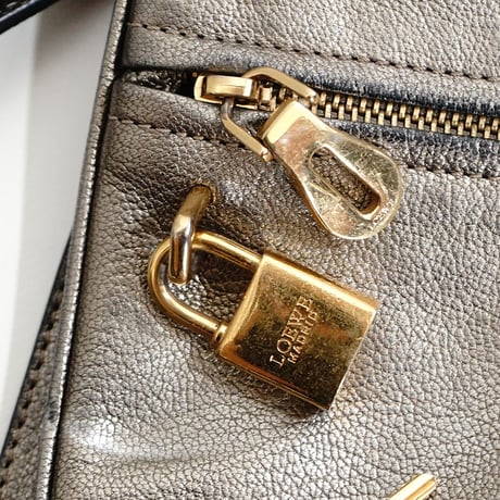 loewe leather shoulder bag