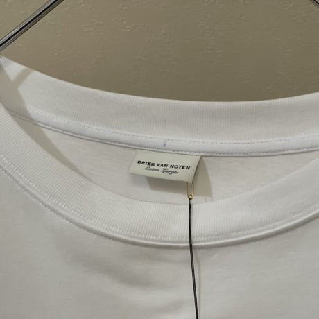 新品dries van noten 2022SS over size tops white