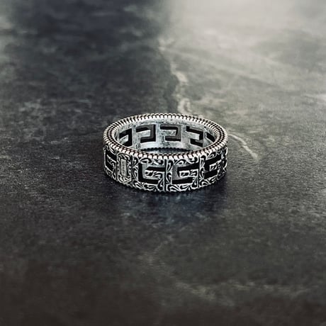 新品 gucci 2023aw “square G” silver ring 22号
