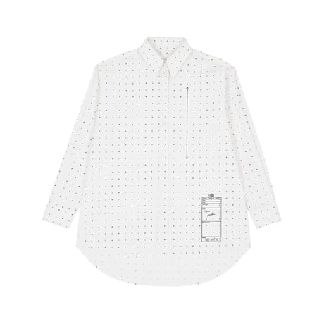 新品 mm6 2023aw logo motif over size shirt