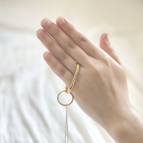新品 mm6 maison margiela 2019ss ring gold 21号