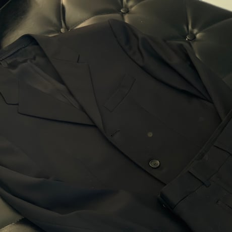 prada black set up suit 46
