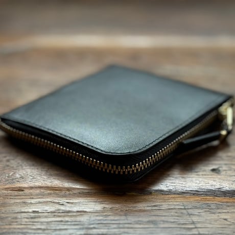 新品 comme des garcons 2024ss leather wallet black