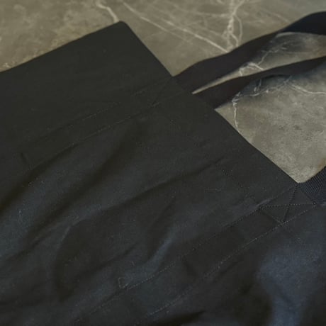 yohji Yamamoto "大容量" logo bag black