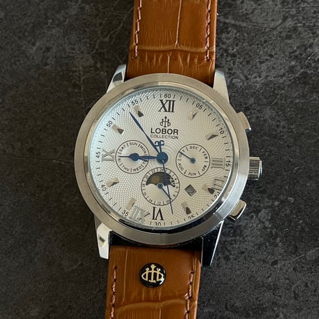 新品 lobor mechanical watch brown