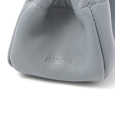 新品 jilsander leather logo pouch