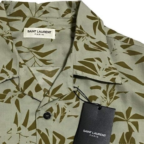 新品 saint laurent hawaii shirt