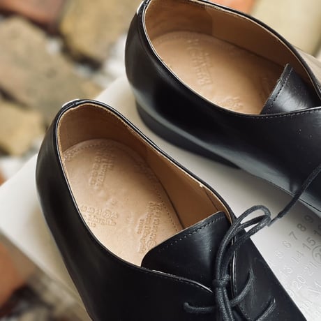 新品 maison margiela 2021ss leather dress shose
