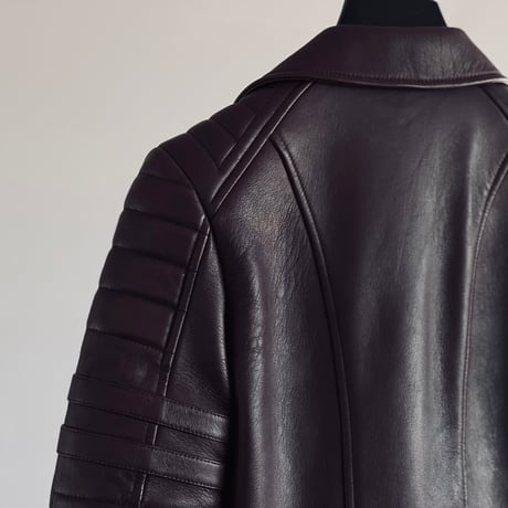 celine leather jacket