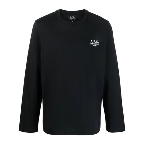新品 apc  logo tops black