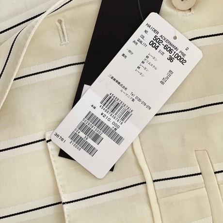 新品 haider ackermann 2020ss stripe jacket