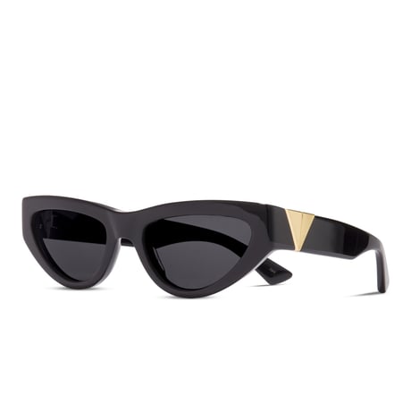 新品 bottega veneta 2026 cateye sunglas black