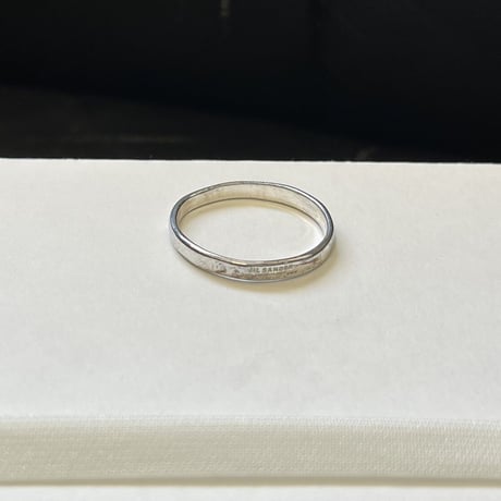 新品 jilsander 2022aw silver ring