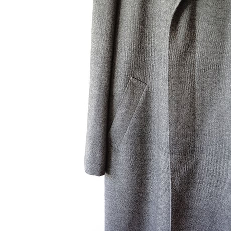 LANVIN cashmere×mink Chesterfield coat