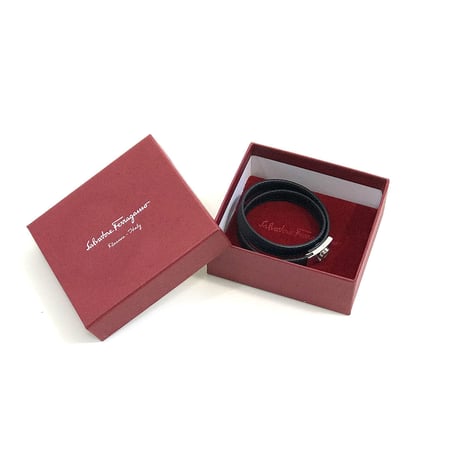 未使用 salvatore ferragamo 2019ss leather bracelet #2
