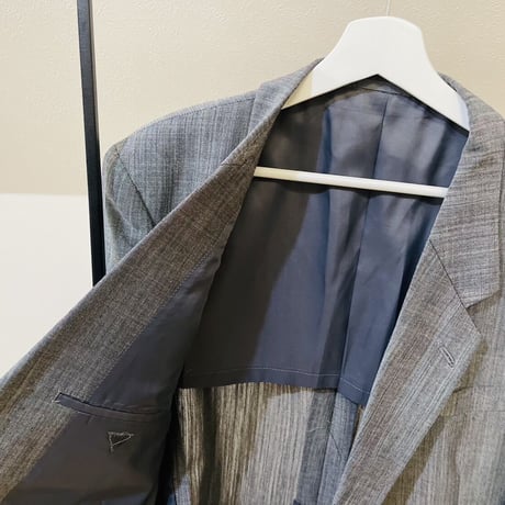 setup suit + hermes necktie #16
