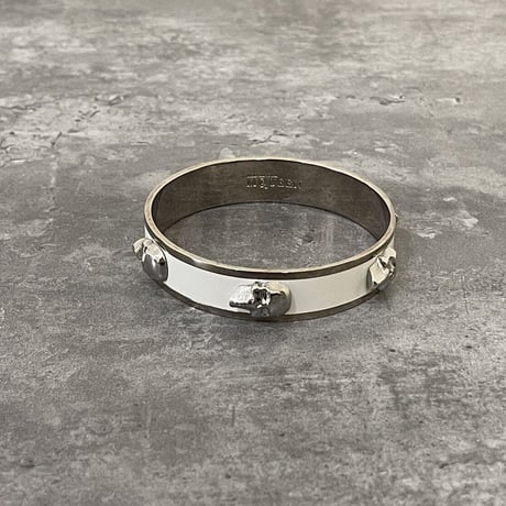 新品 alexander mcqueen 2021ss silver bangle