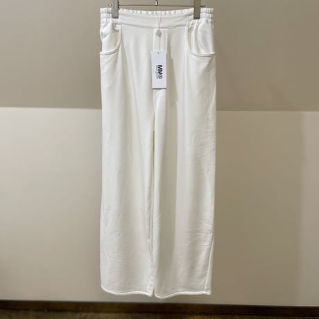 新品 mm6 maison margiela 2020aw eazy white pants S