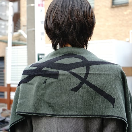 Yves Saint Laurent YSL logo muffler