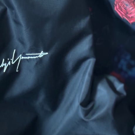 yohji yamamoto skull rose logo jacket