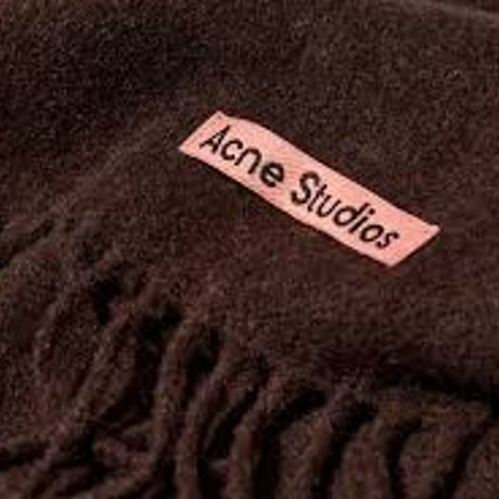 新品 acne studios 2024aw logo muffler